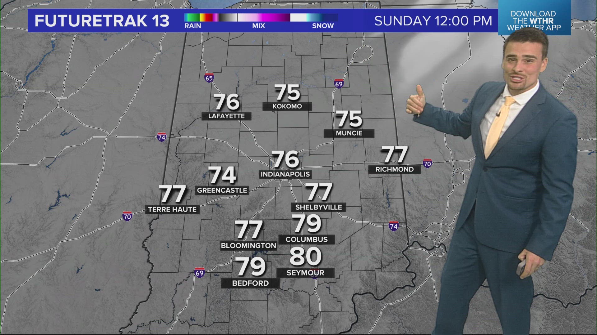 13News meteorologist Matt Standridge takes a look at the northern lights and what central Indiana can expect in a weather forecast for next week.