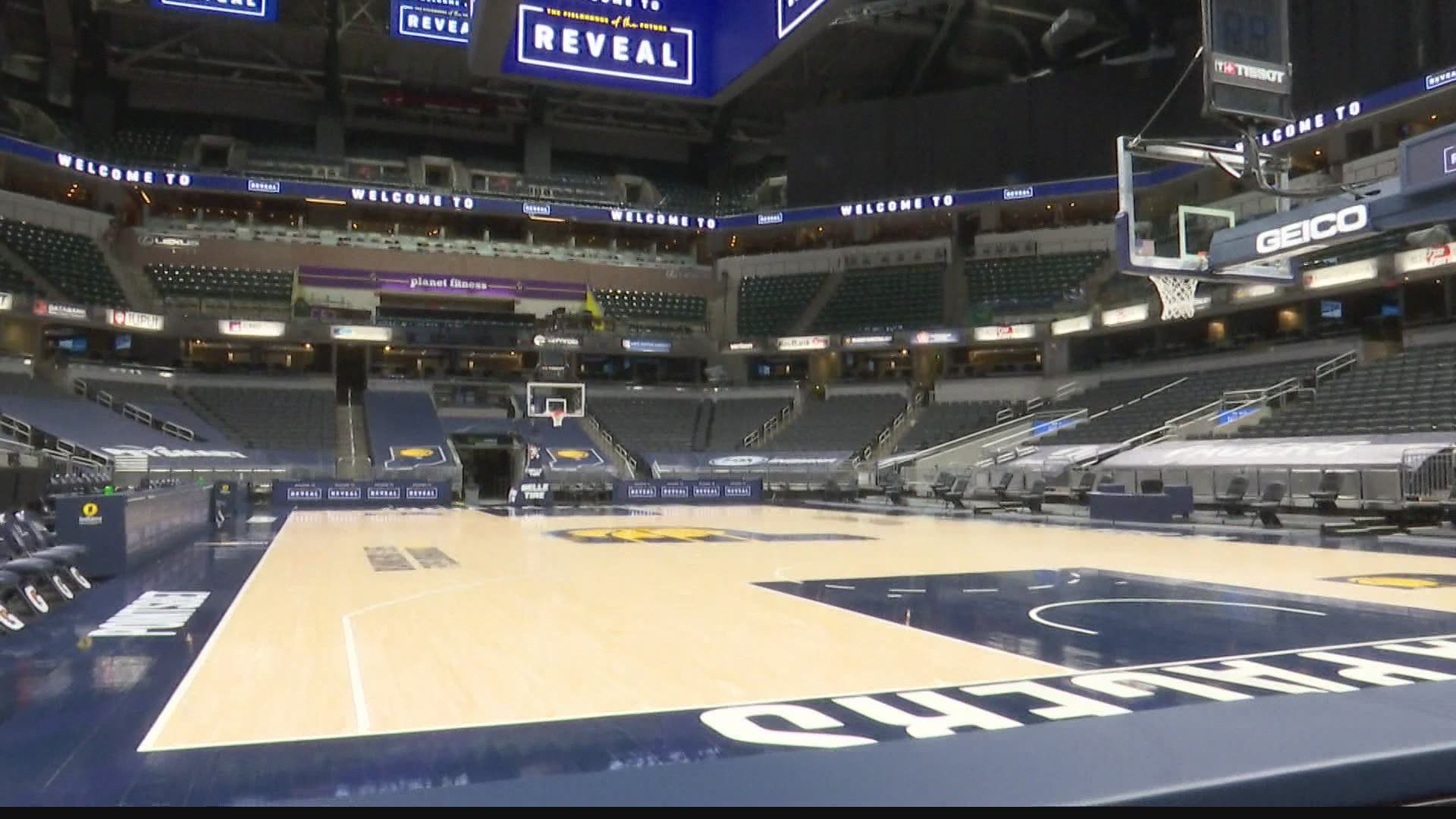 As fans slowly begin to return to Bankers Life Fieldhouse, they'll see several new features.