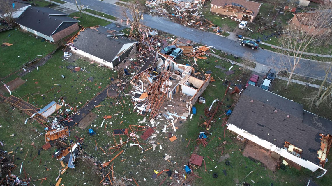 Staples building now 'store' for tornado victims