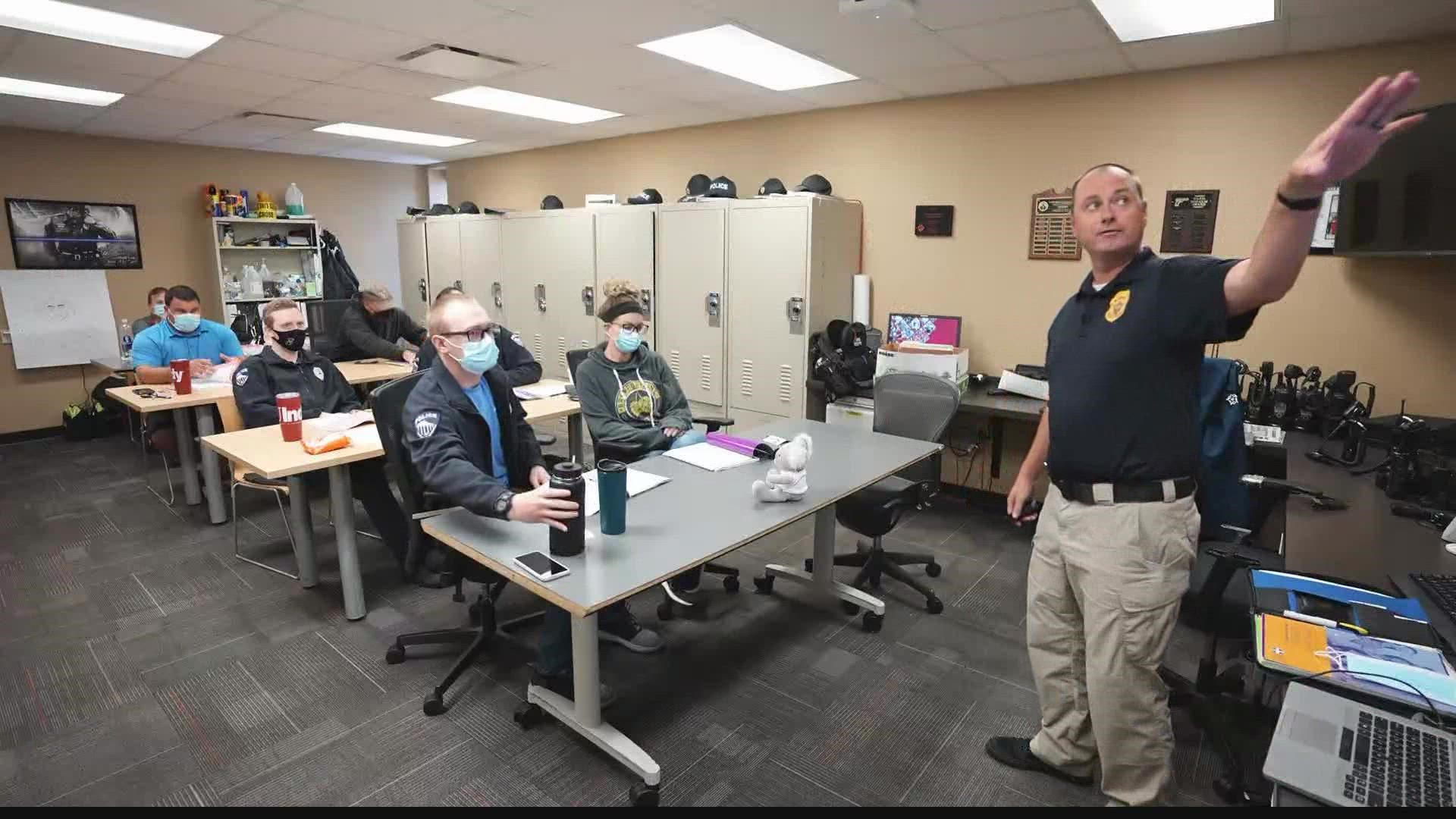 Police officers at the University of Indianapolis are getting new training to help people struggling with mental health crises.