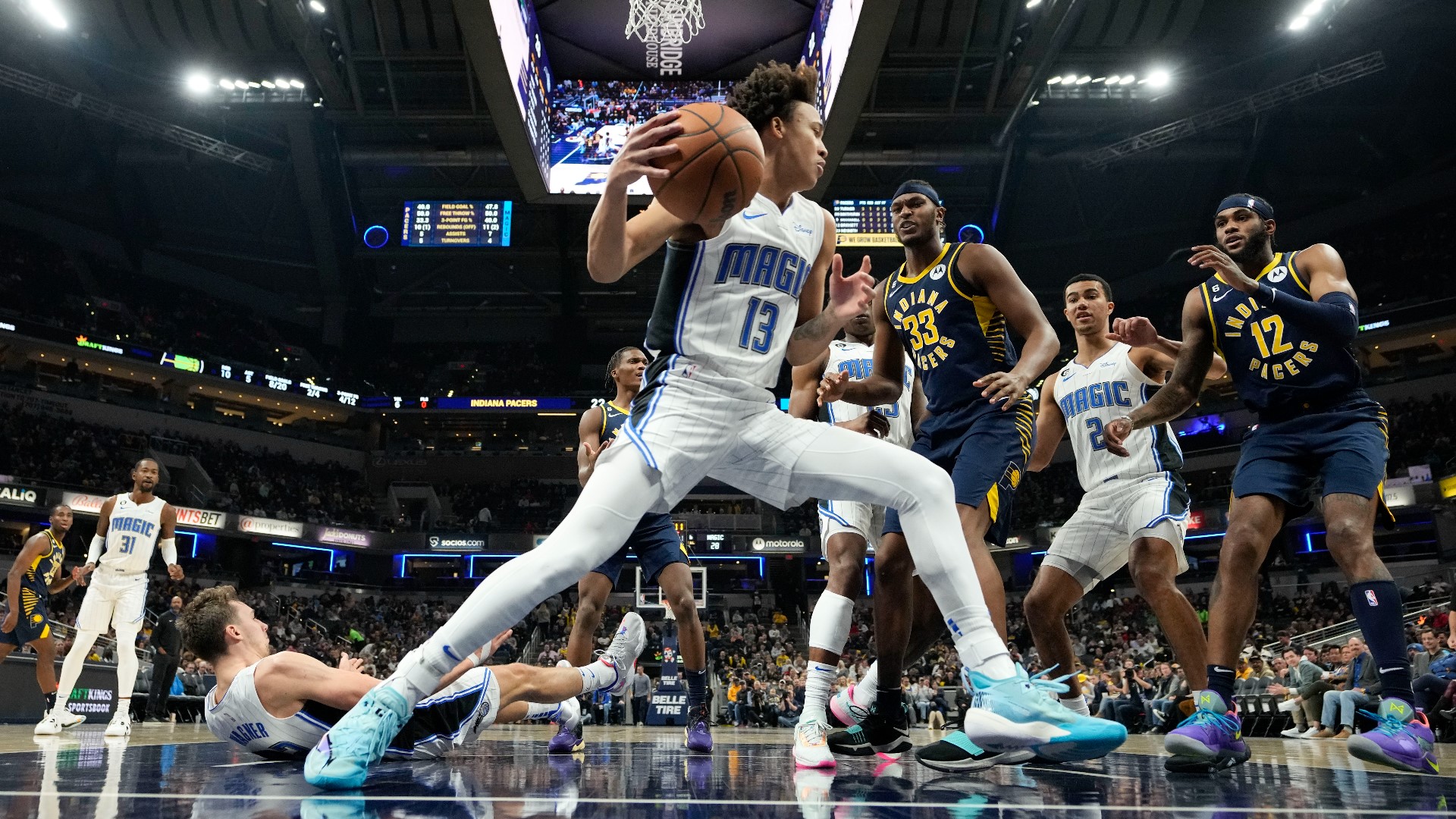 Pacers open 2game set by beating Magic 114113