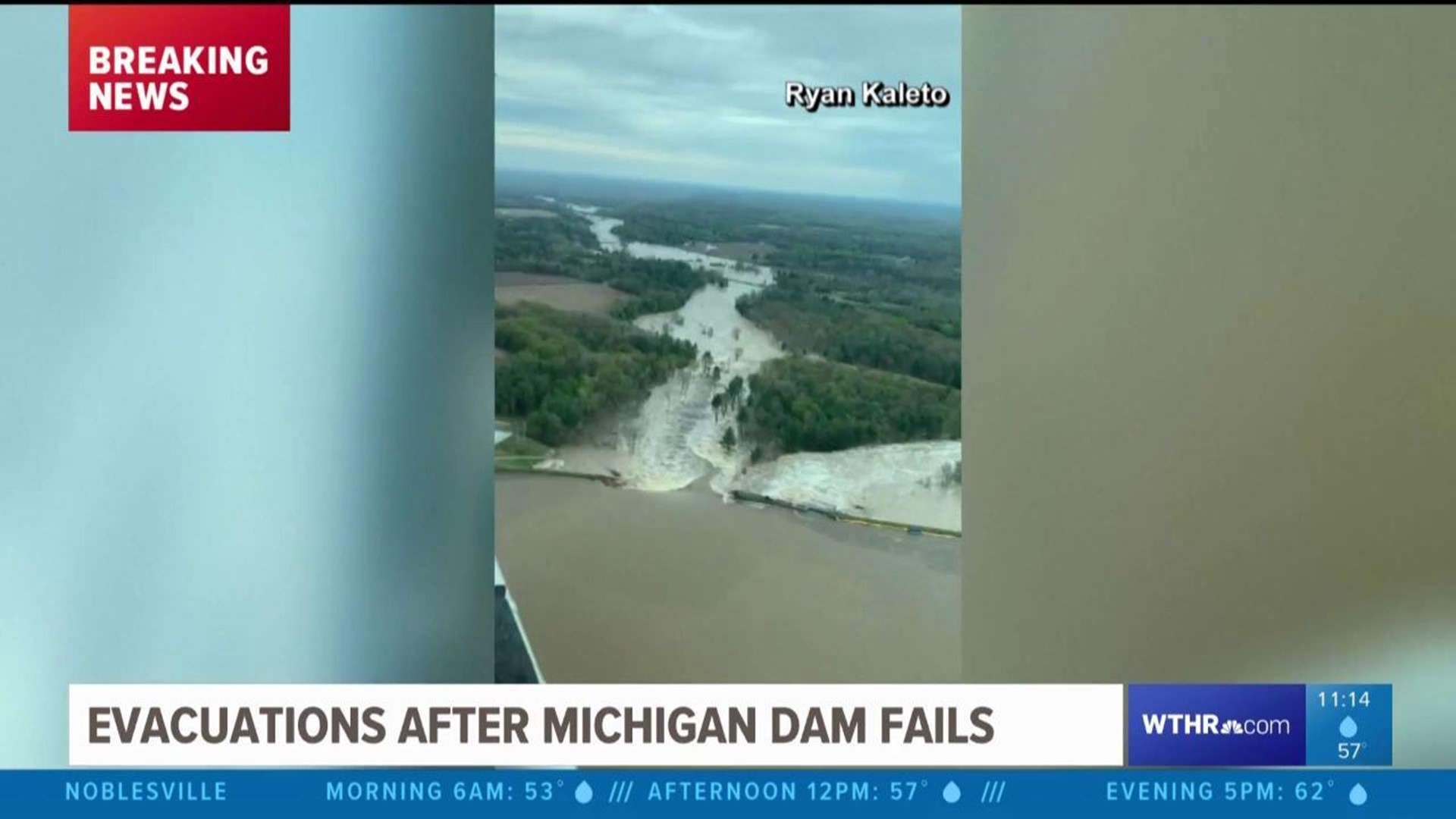 Michigan dam fails
