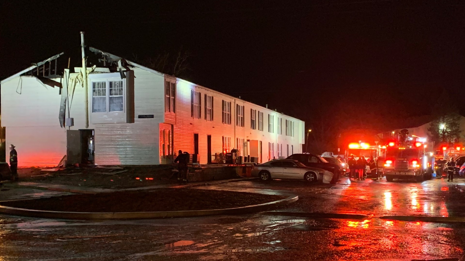 The fire happened at an apartment in the 2800 block of Clear Lake Way, between East Hanna and Carson avenues.