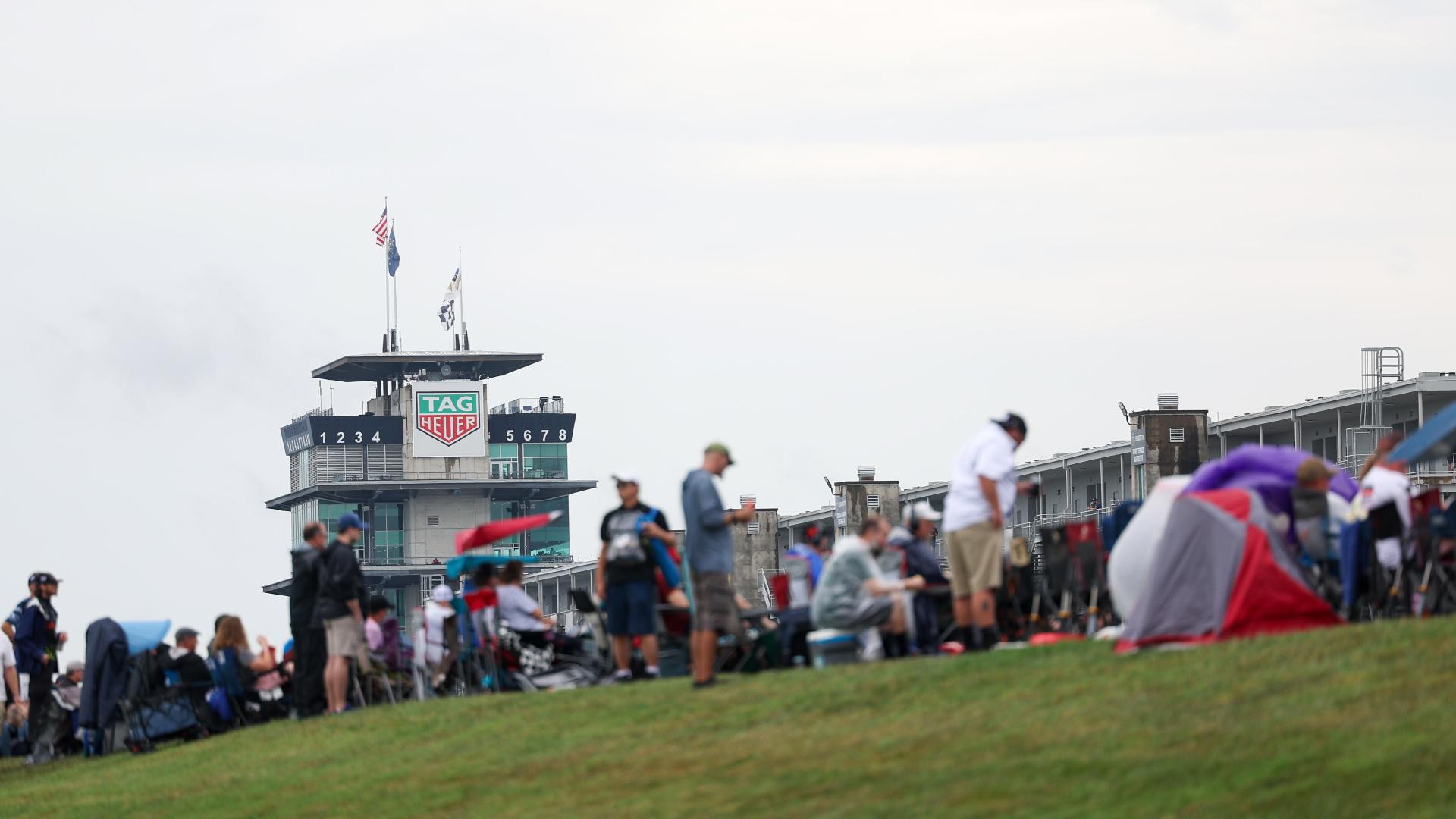 13News reporter Anna Chalker spoke with race fans during the IMSA Battle on the Bricks at IMS.