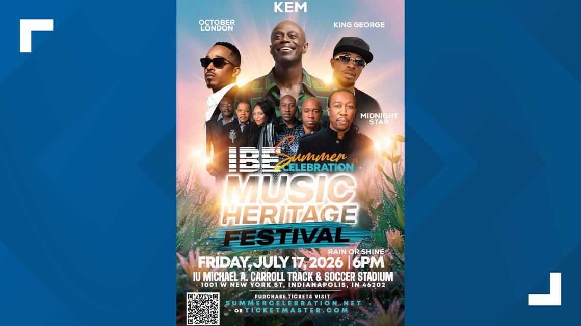 Lineup announced for 2026 Music Heritage Festival in downtown Indianapolis