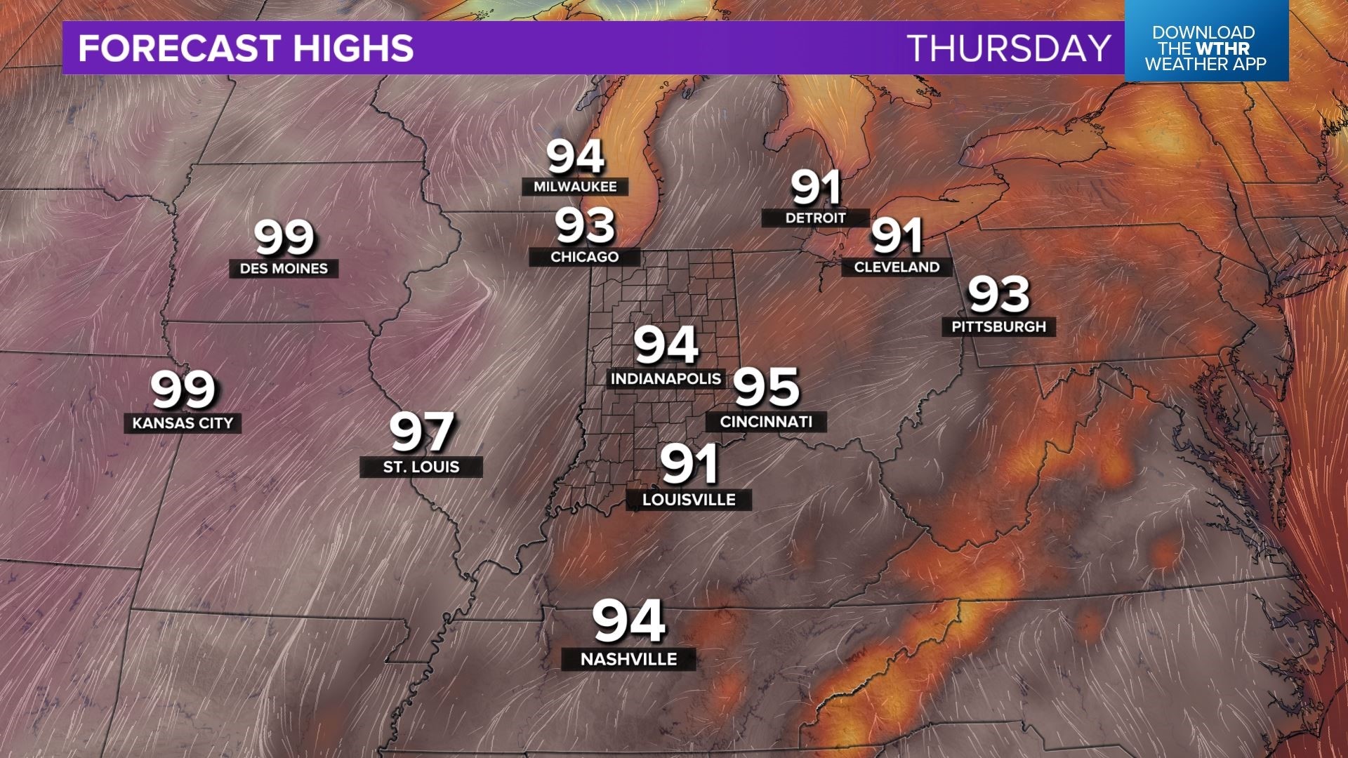 Hot Weather Indiana Hottest air this summer coming to Indiana | wthr.com