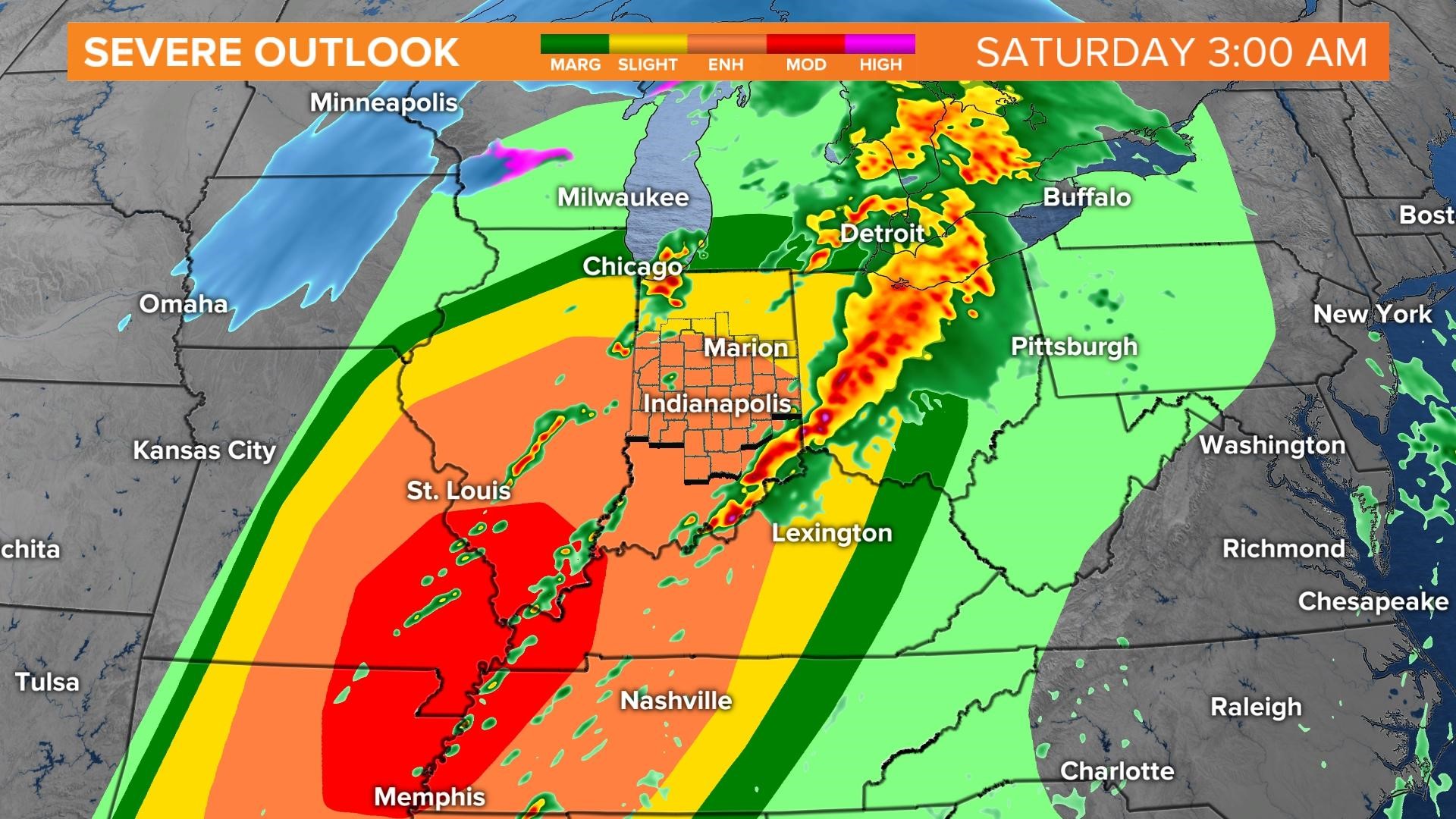 Live Doppler 13 Weather Blog: Strong to severe storm risk tonight ...
