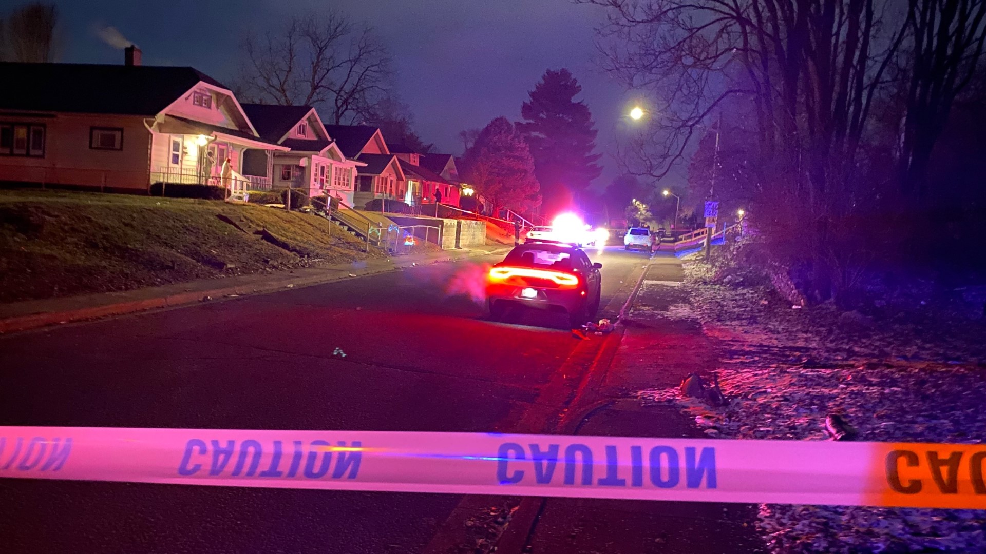 Police are investigating whether the shooting in the 1300 block of West 26th Street occurred during an attempted home invasion.