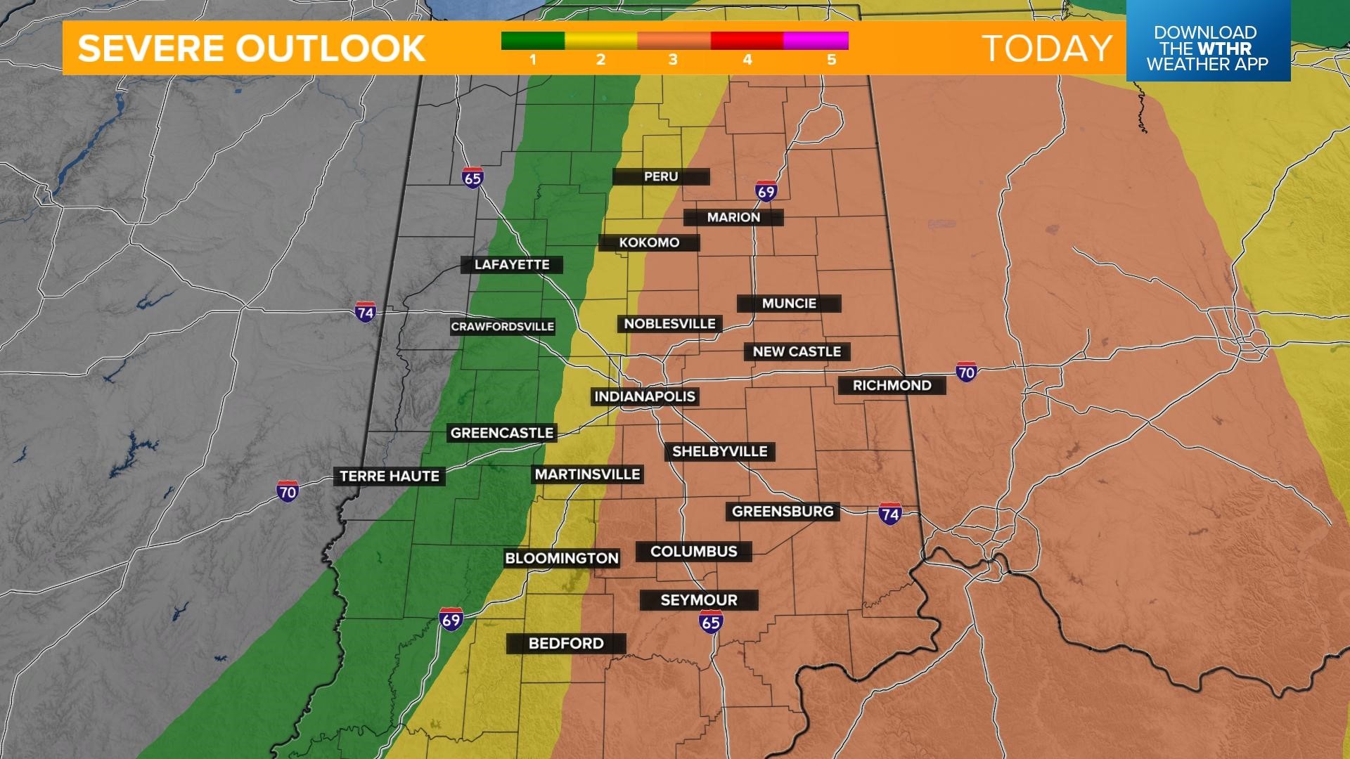 Severe Storm Risk Sunday For Central Indiana | Wthr.com