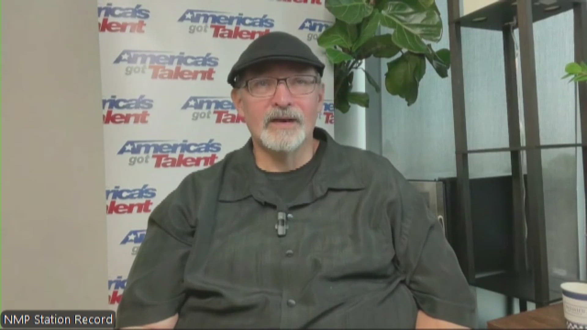 13News reporter Jennie Runevich talks with Terre Haute native Richard Goodall after he won America's Got Talent.