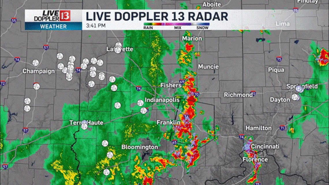 Severe Threat Shifts East Of Indianapolis | wthr.com