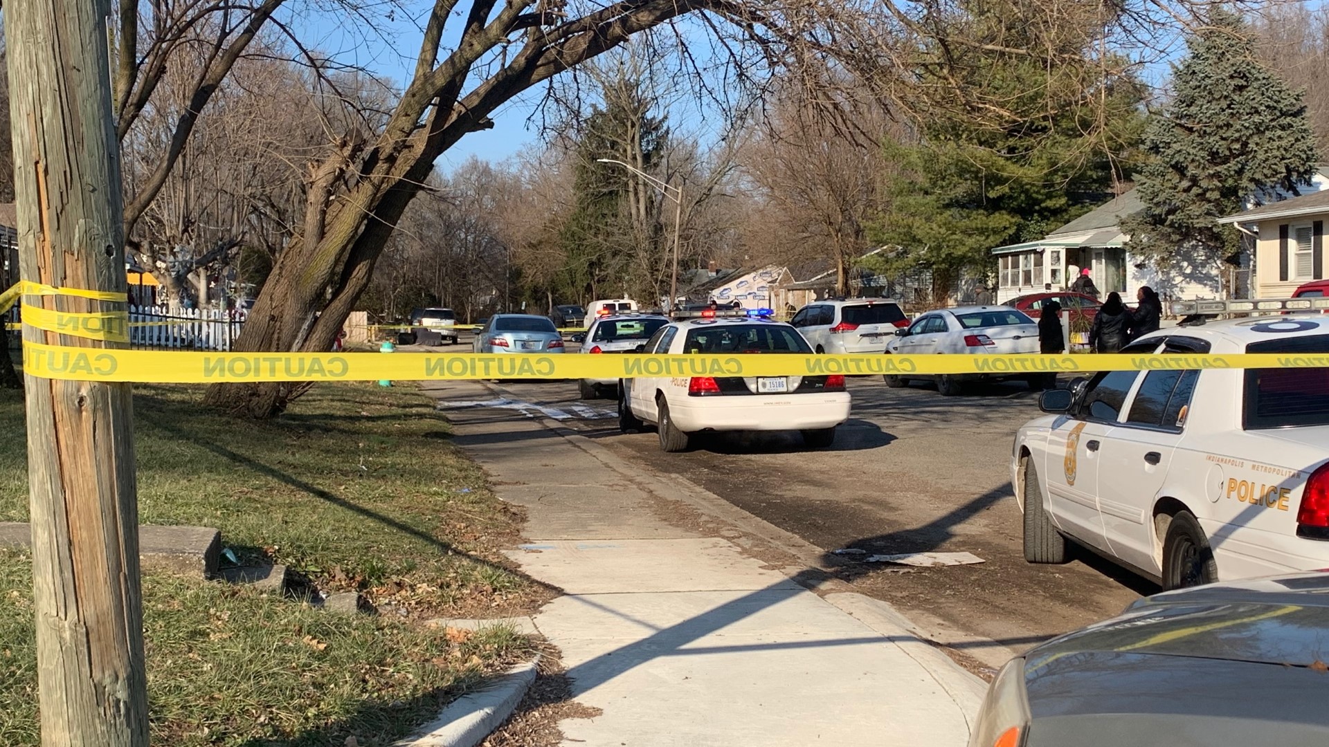 Investigators spent hours connecting the dots between three crime scenes after a man was killed in a shooting and two others who had been shot were found nearby.