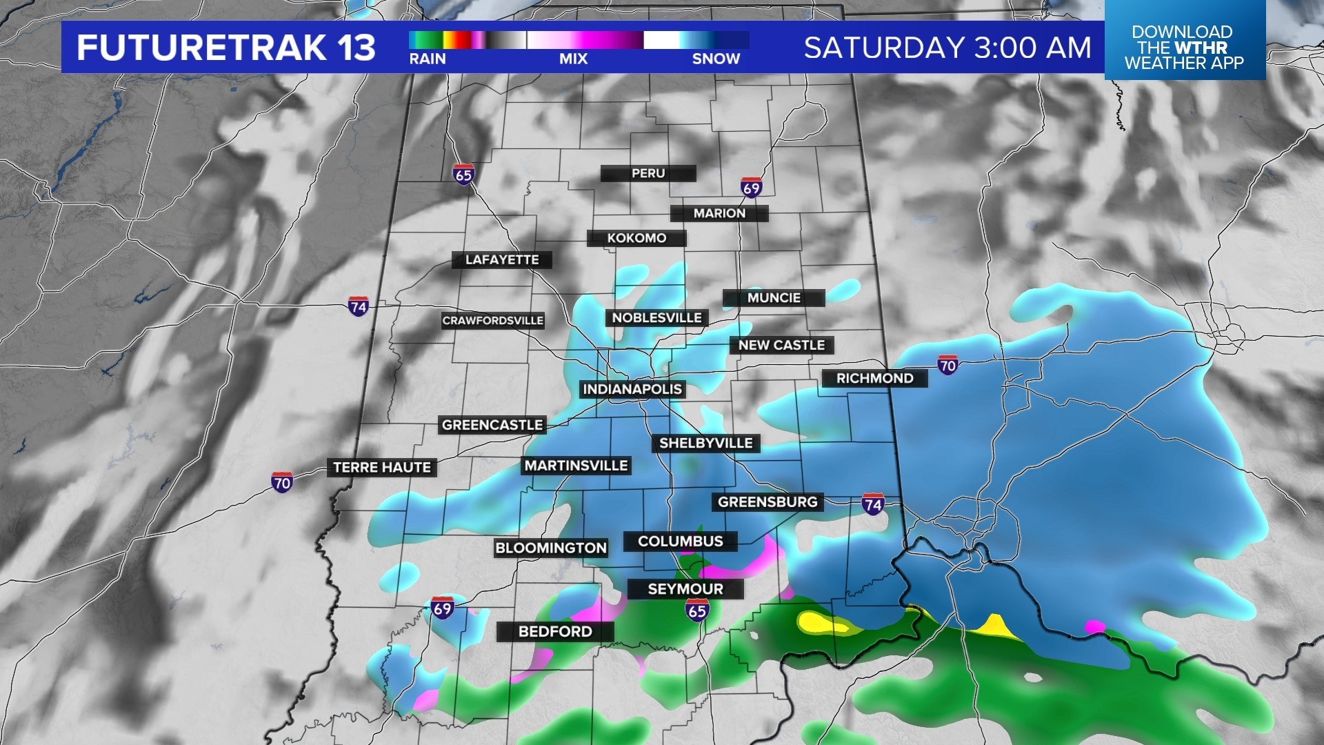 7-day forecast includes snow, 60s | Feb. 23, 2024 | wthr.com