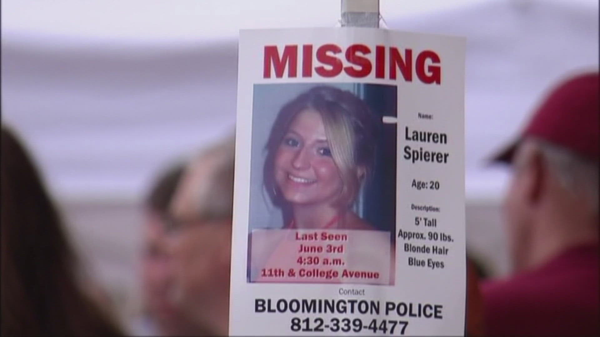 Next Monday marks 13 years since sophomore Lauren Spierer disappeared from the Indiana University campus.