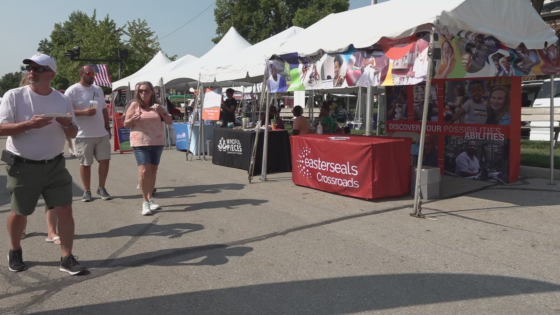 13News reporter Anna Chalker reports from the Indiana State Fair during Ability Awareness Day.