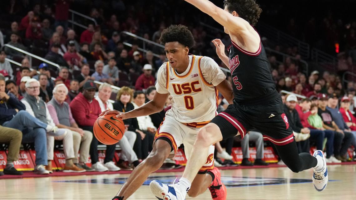 Arenas scores career-high 29 points to lead USC past Indiana 81-75