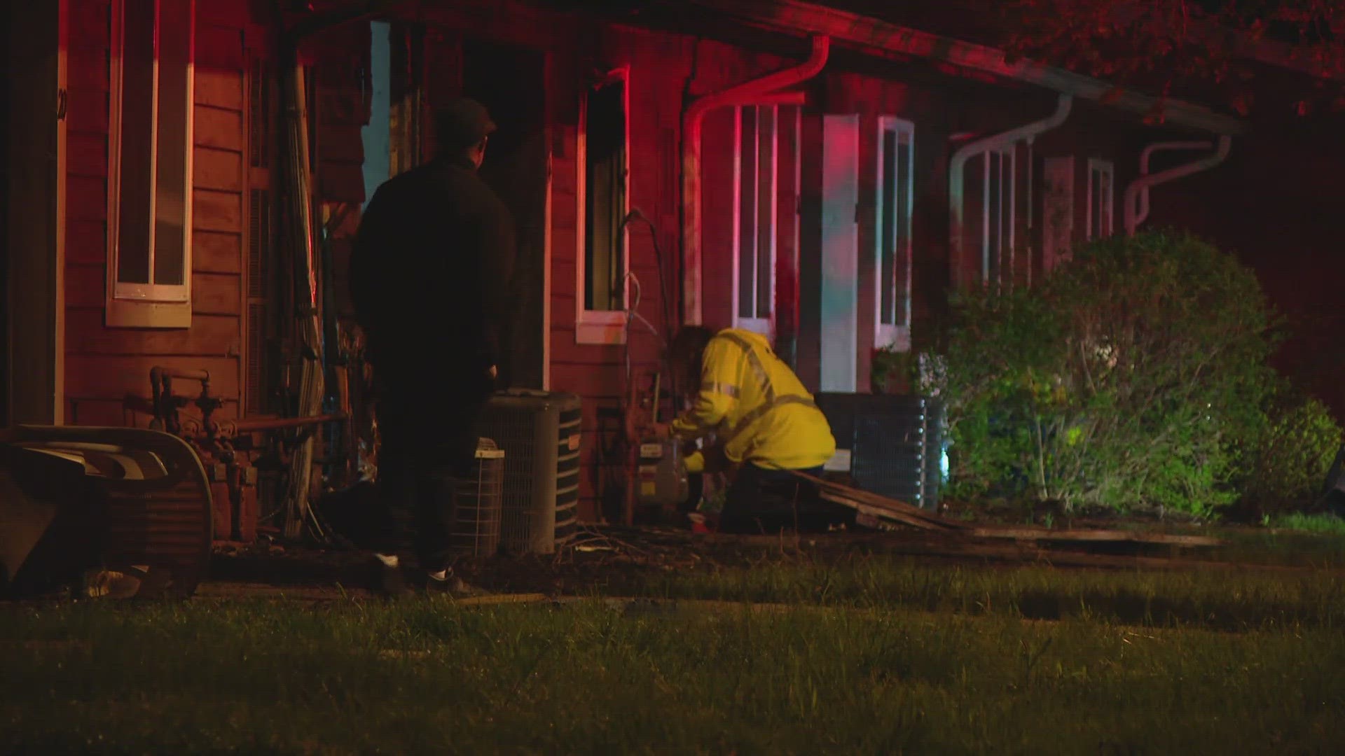 It happened Sunday around 8:30 p.m. in the 7900 block of Harcourt Road.