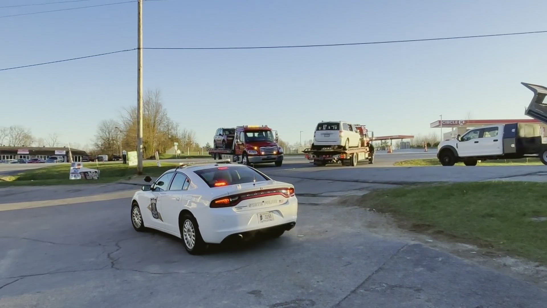 One person was shot Friday afternoon in an apparent road rage incident on I-65 in southern Indiana.