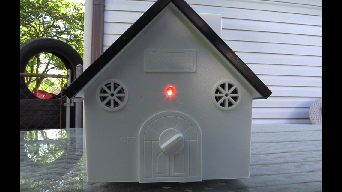 Outdoor bark outlet deterrent