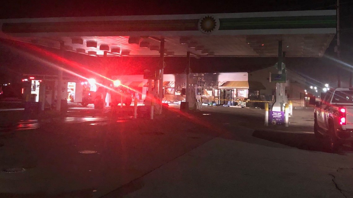 Officials Lebanon gas station fire set by employee, who died