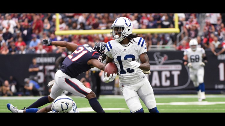 Colts receiver T.Y. Hilton is coping with one of his worst seasons