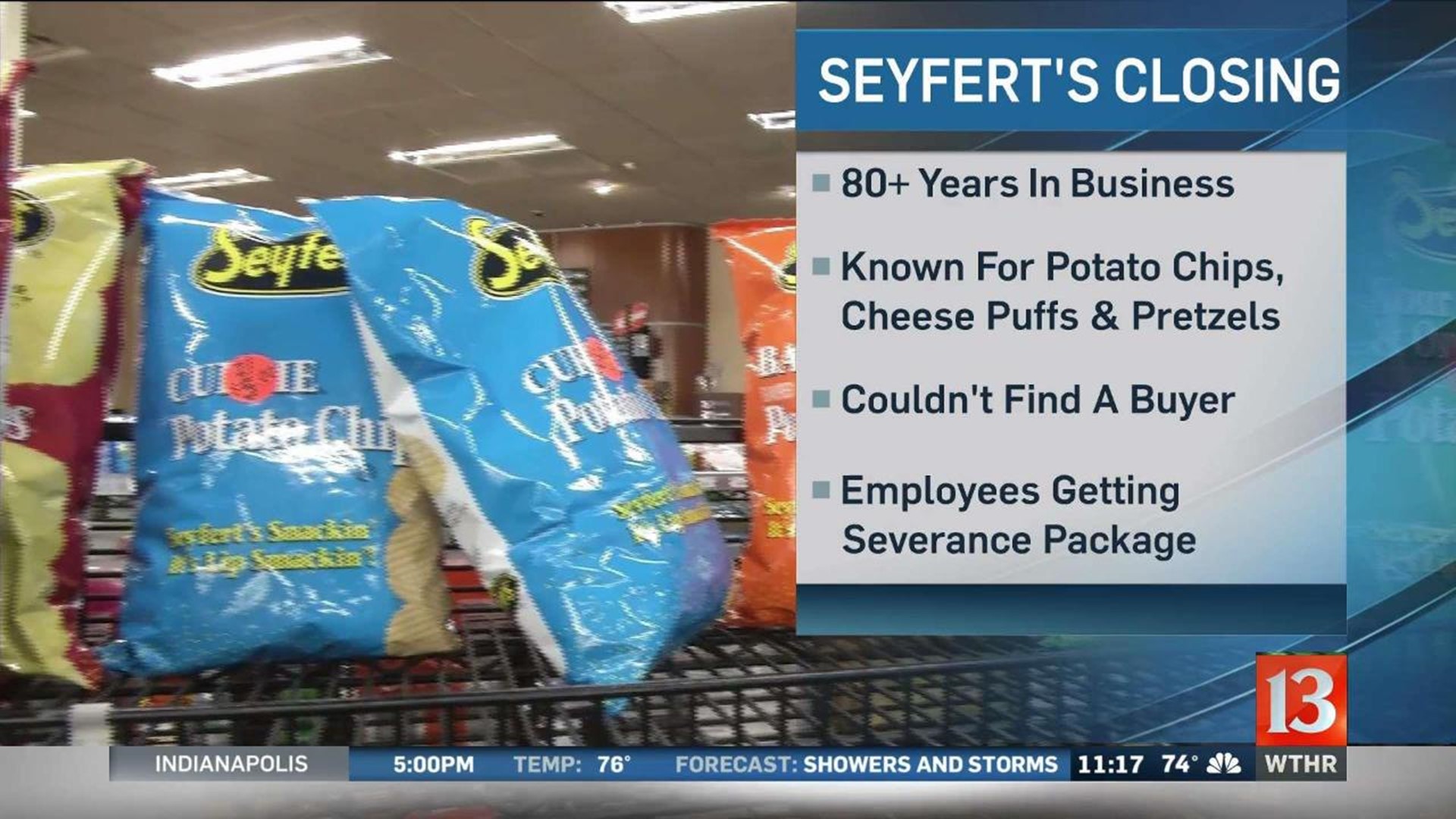 US potato chip maker Seyfert's to close - reports - Just Food