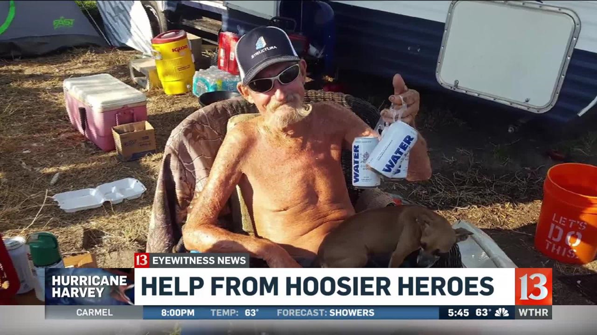 Hurricane victims get help from Hoosier heroes