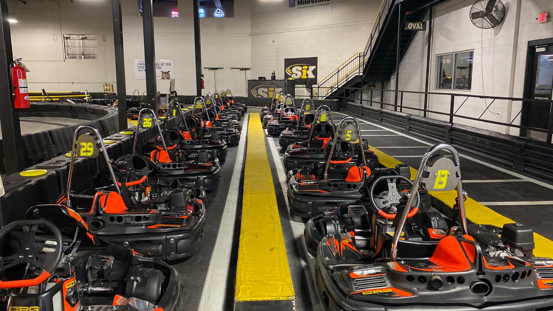 Former IndyCar driver Sarah Fisher and her husband Andy have reopened their Speedway Indoor Karting business after months of being closed.