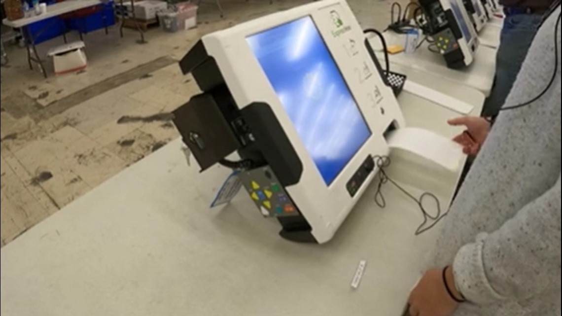 Counties testing voting machines, new paper trail equipment
