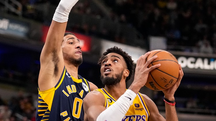 James closes in on scoring record, Lakers rally past Pacers