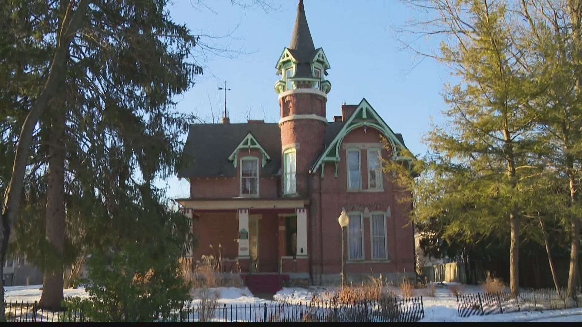 The Victorian Gothic-style home on East University Avenue was reportedly built sometime between 1873 and 1876.