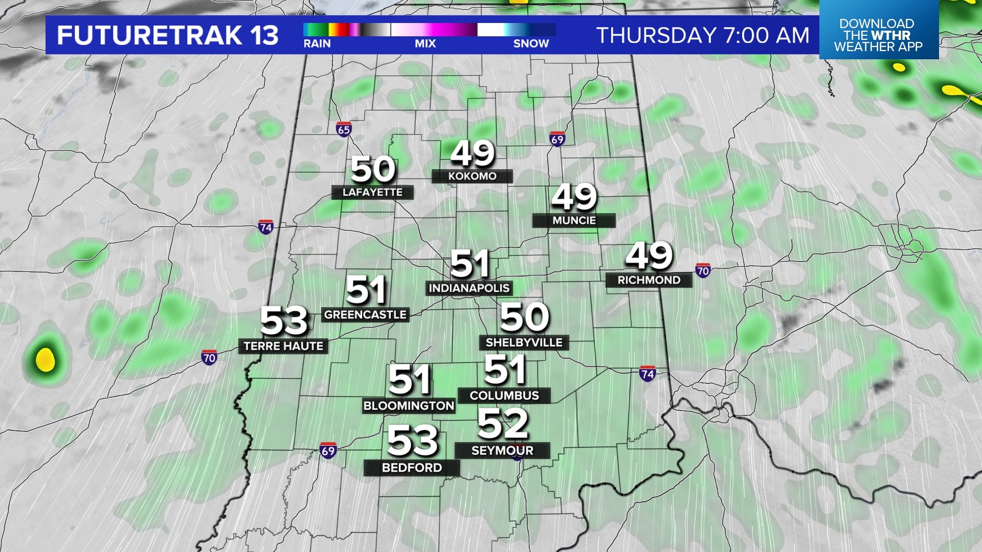 Highs in the 60s Wednesday before rain and storms Thursday | wthr.com