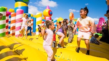 Inflatable bounce houses coming to Castleton Square Mall for a limited time