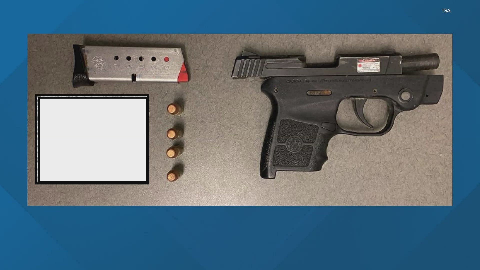 TSA officers stopped nine guns from going through security checkpoints at Indianapolis international Airport during the month of April.