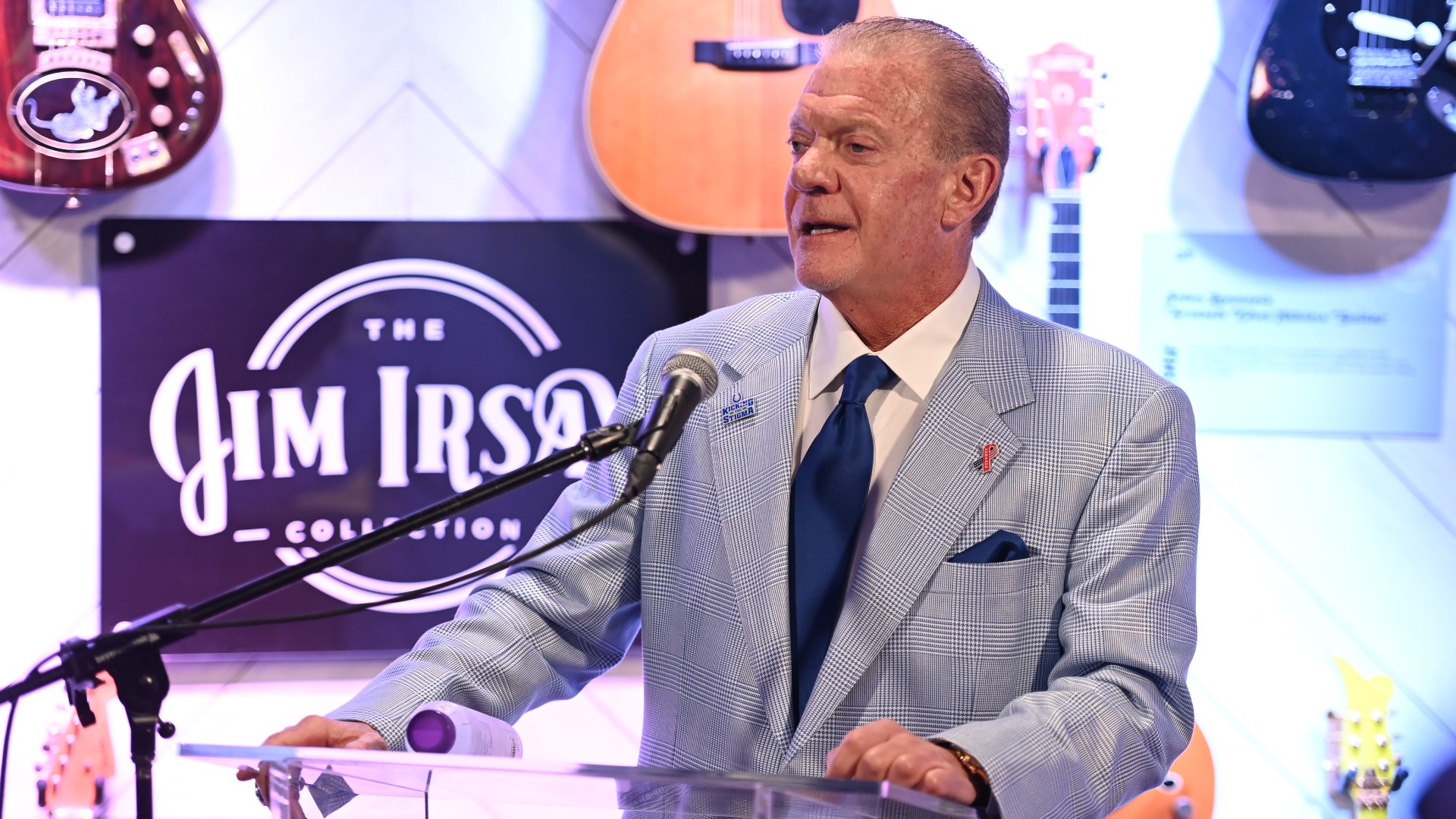 "The stigma surrounding mental health is a matter of life and death, and we must do everything possible to lessen that stigma," said Colts owner Jim Irsay.