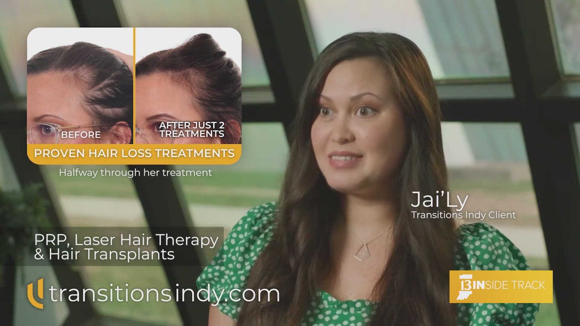 Transitions Indy, a hair loss solutions provider in Indiana, prioritizes its clients' needs by offering a range of treatment options.