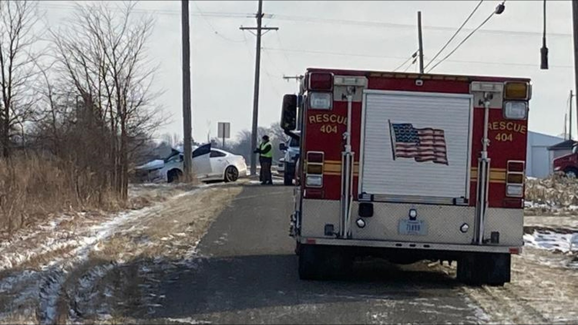 The Madison County sheriff told 13News the crash happened Wednesday around 8:15 a.m. at 400 West and West 1150 North, near Alexandria.