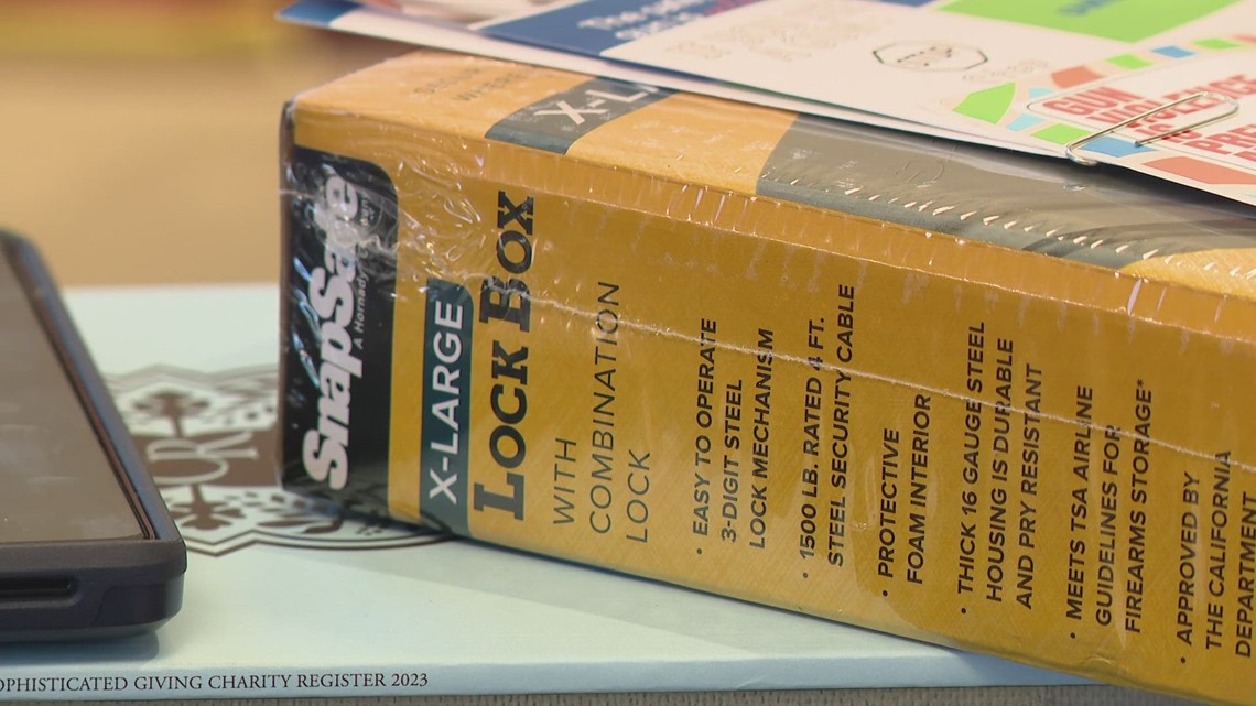 Free gun lock boxes available