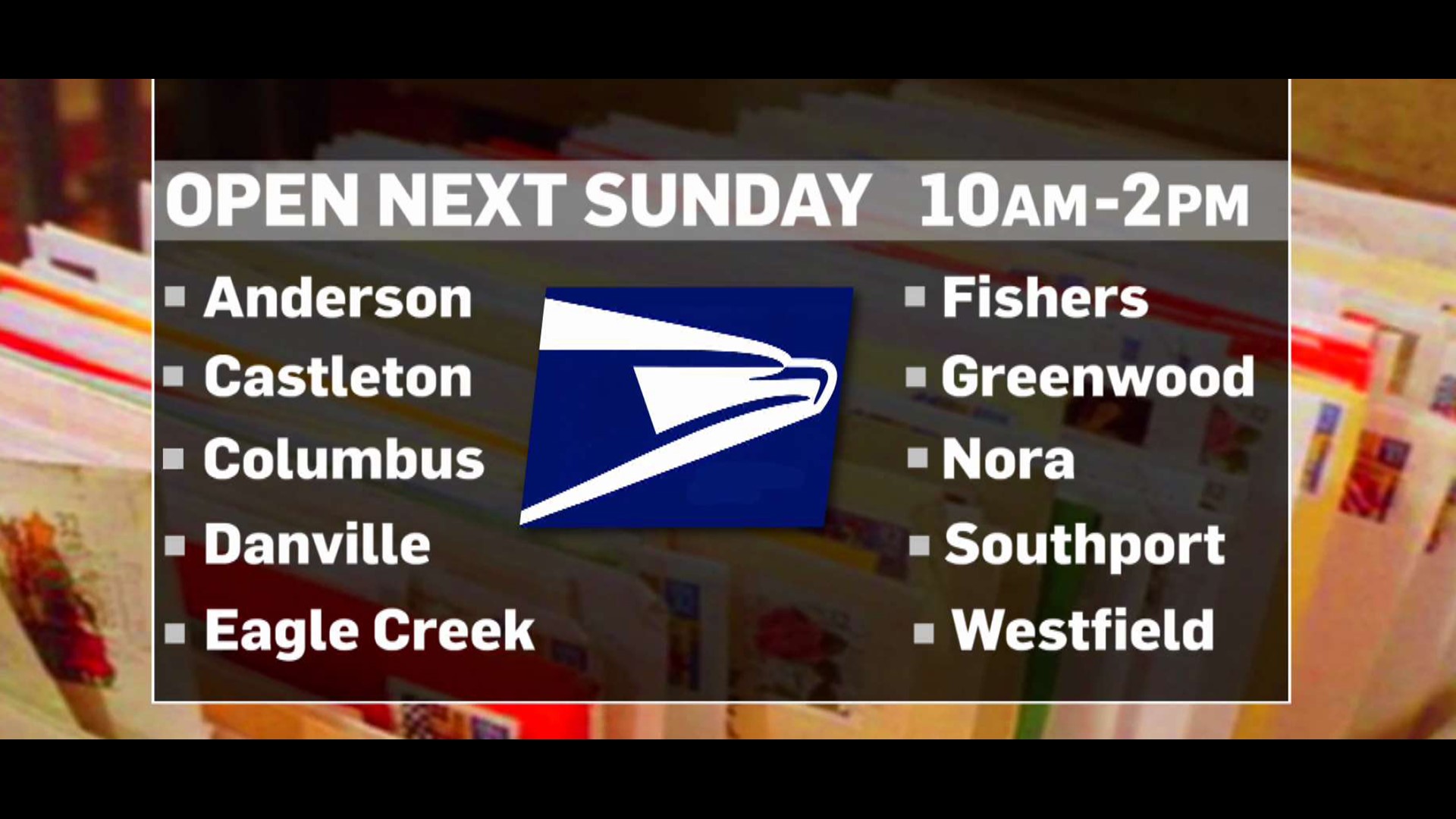 Post Offices open Sunday as shipping deadlines for Christmas approach