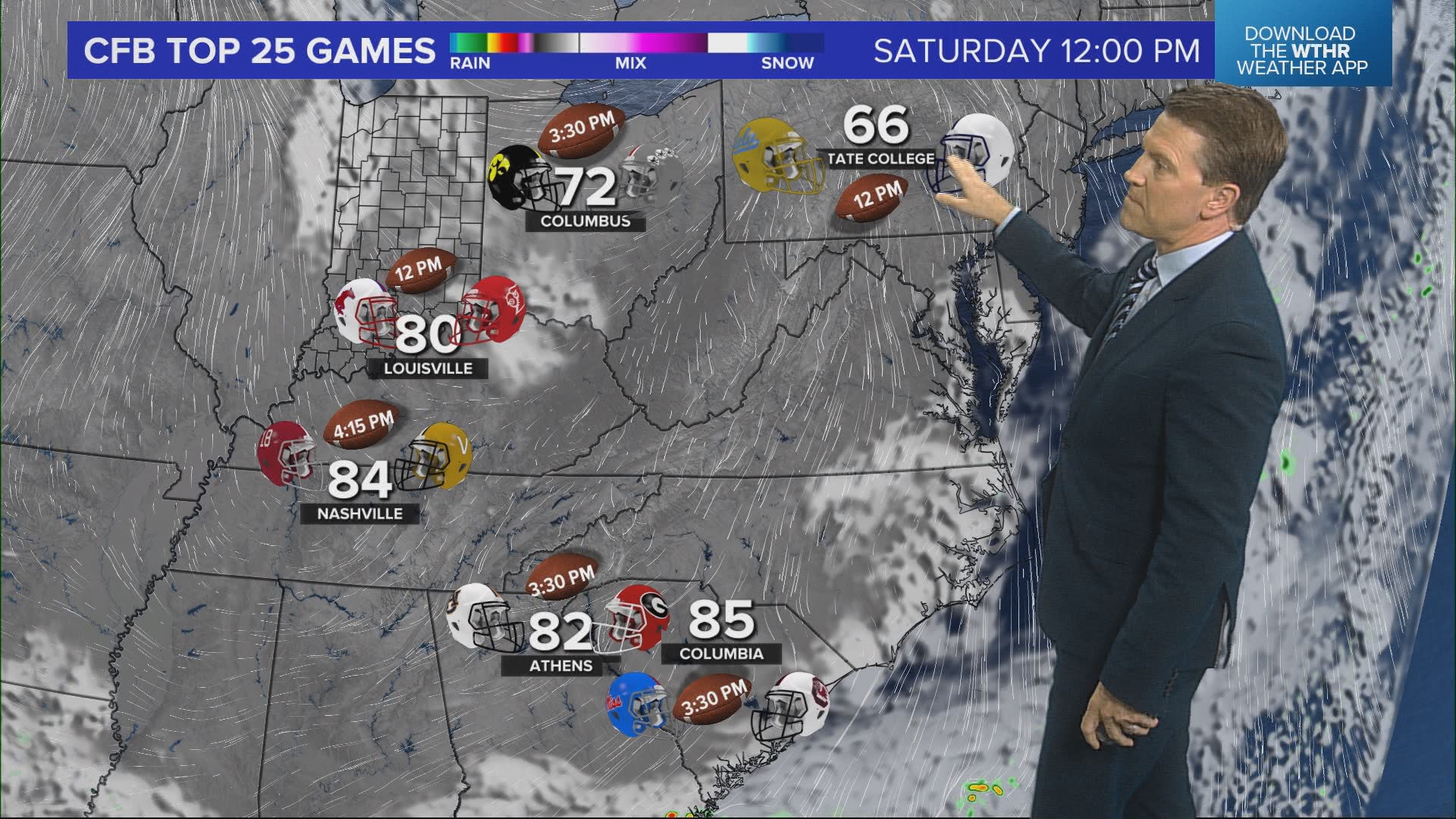 13News meteorologist Sean Ash previews this weekend's forecast for the college football and NFL slate. Sean also breaks down the forecast for Operation Football.