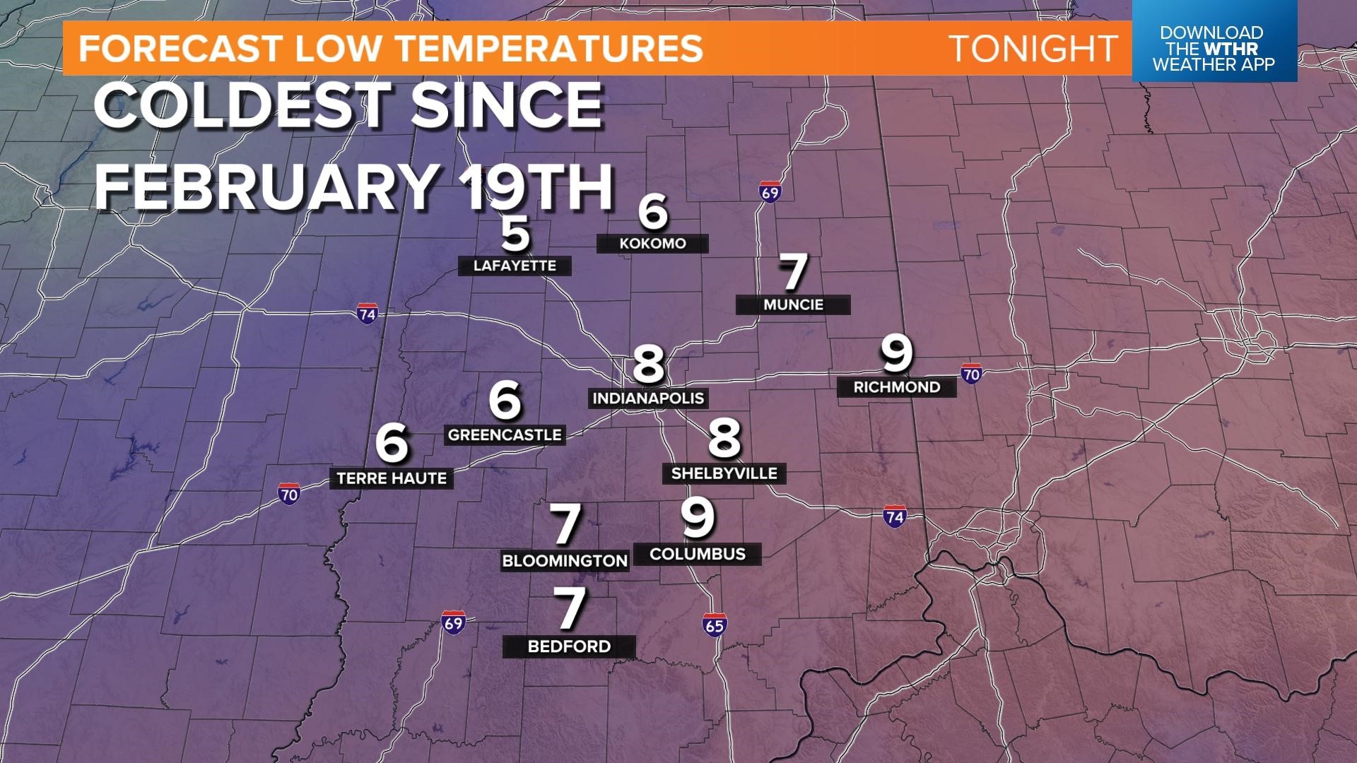 Light snow possible Thursday, but the bitter cold will rule | wthr.com