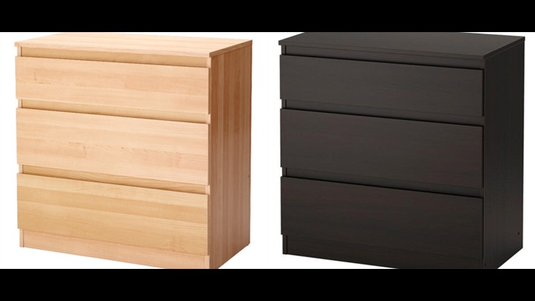 Ikea Recalls 3 Drawer Chest Due To Tip, Ikea Kullen 3 Drawer Dresser