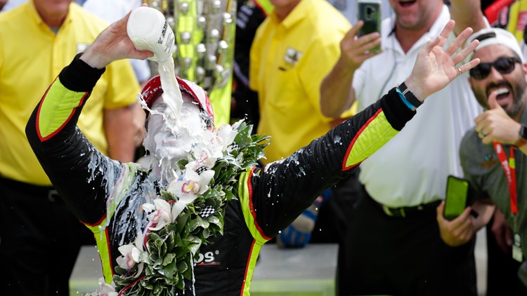 Only winners guzzle a glass of milk in Victory Lane. Here’s what kind every driver wants