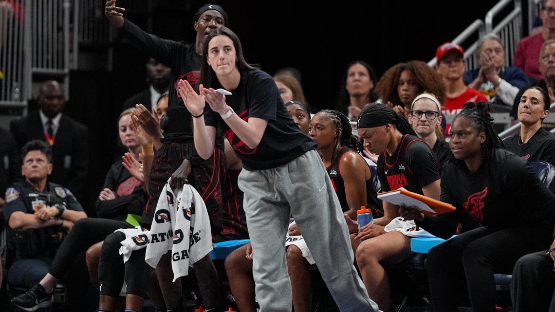 Caitlin Clark's injured groin to keep her out of lineup vs. Mercury | wthr.com