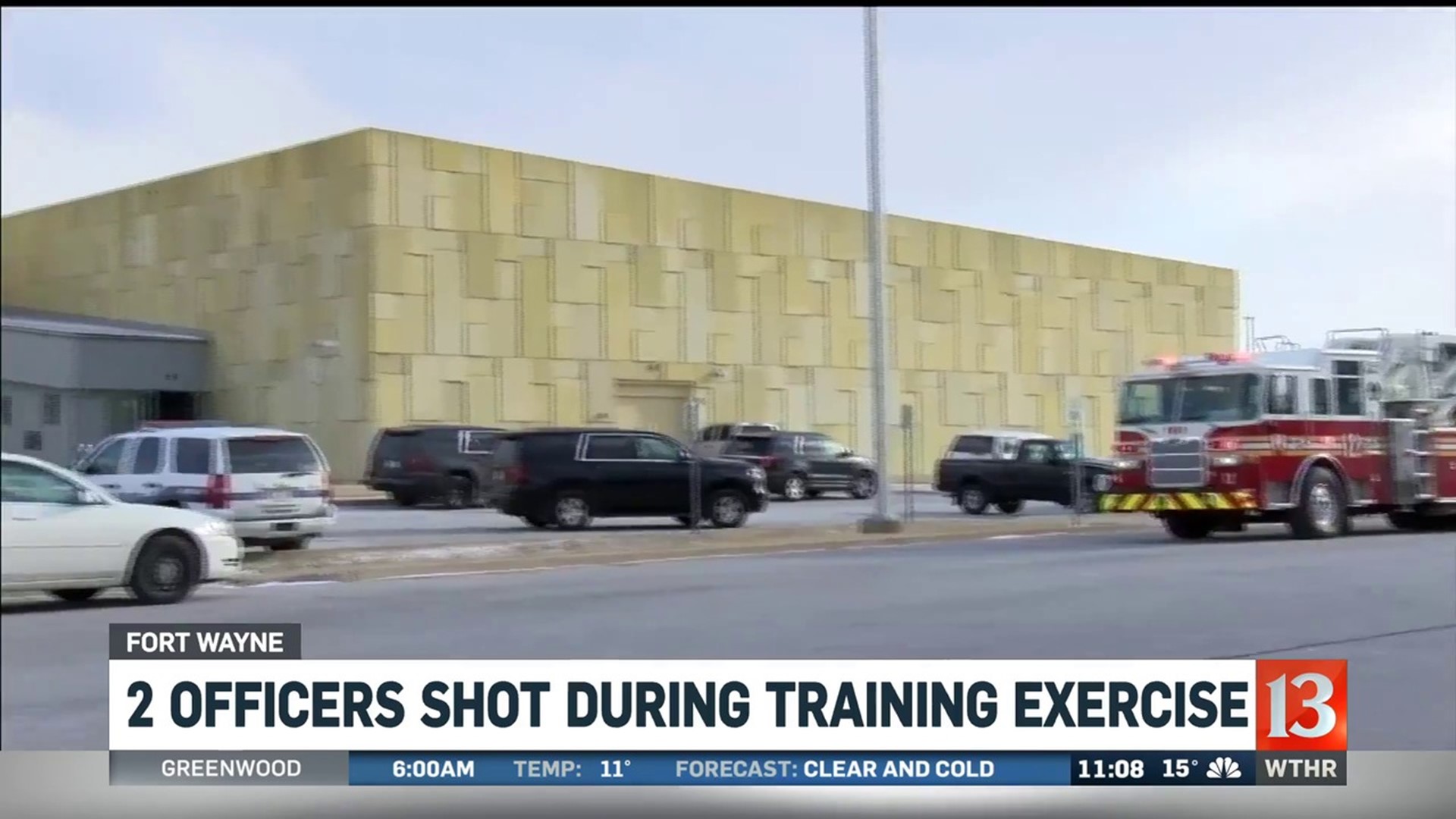 Two officers shot during training exercises in Ft. Wayne