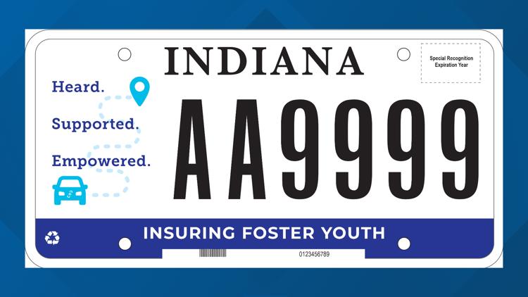 License plate supporting foster children needs boost to stay on Indiana roads