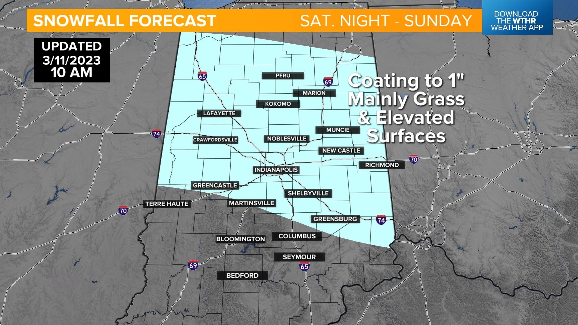 Live Doppler 13 Saturday Weather Blog: Light snow overnight | wthr.com