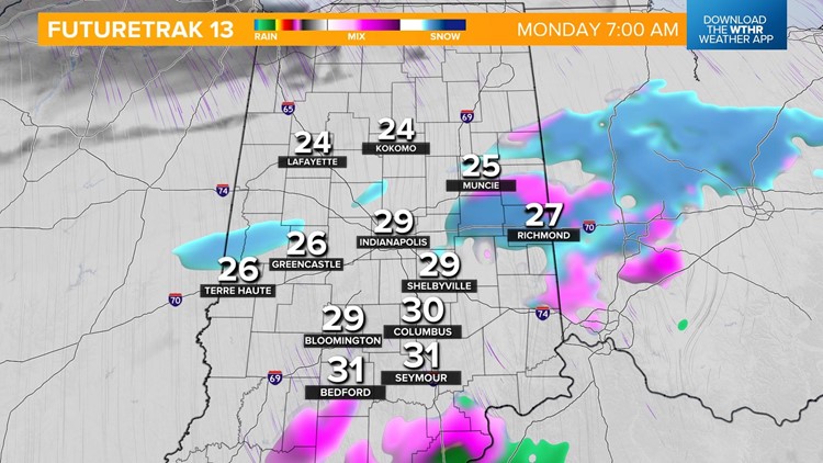 Live Doppler 13 Weather Blog: Colder air, wintry mix possible Monday