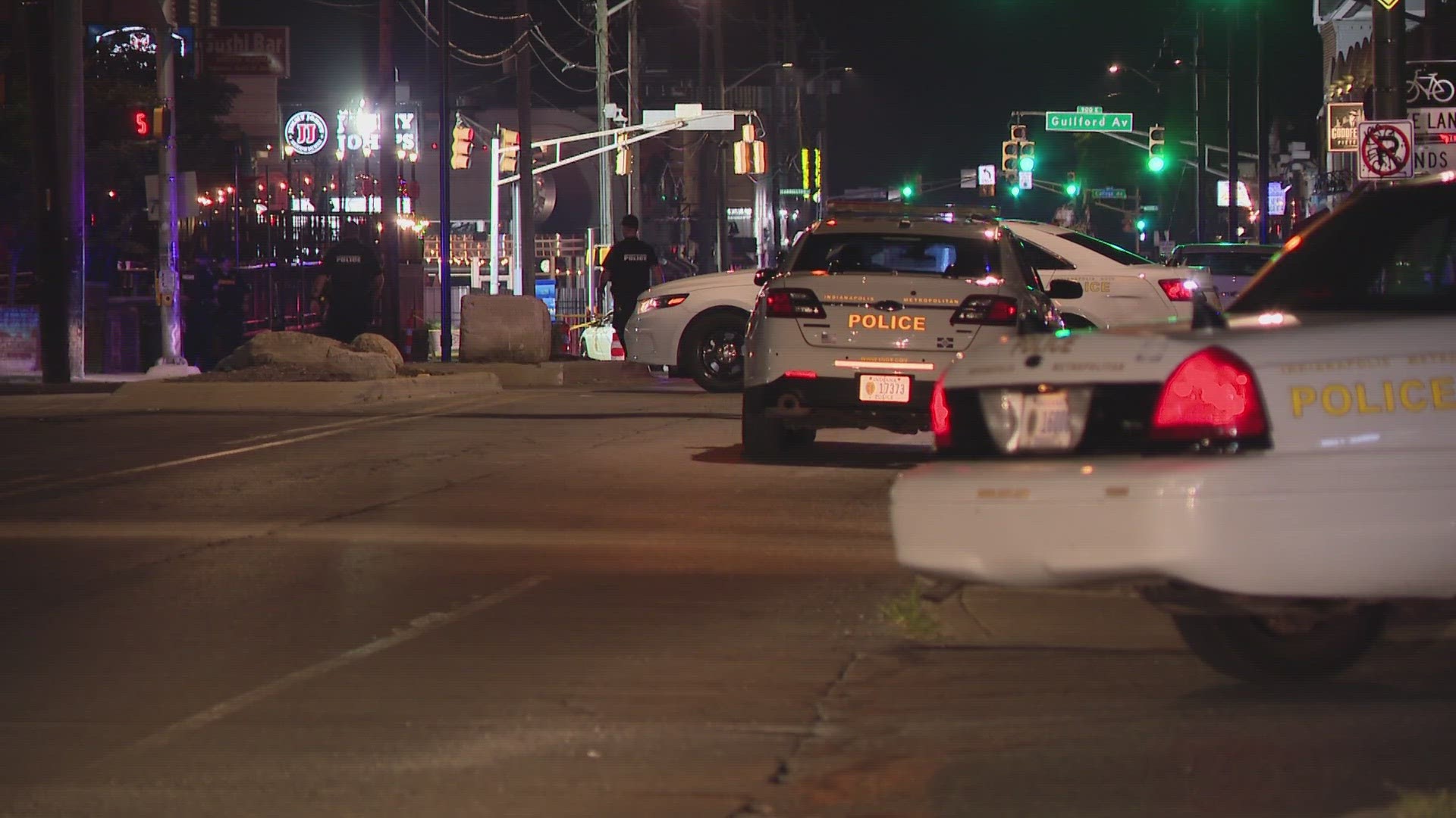 Around 2:30 a.m. Sunday morning, officers found four people shot in the 800 block of Broad Ripple Avenue, which is right near Carrollton Avenue.