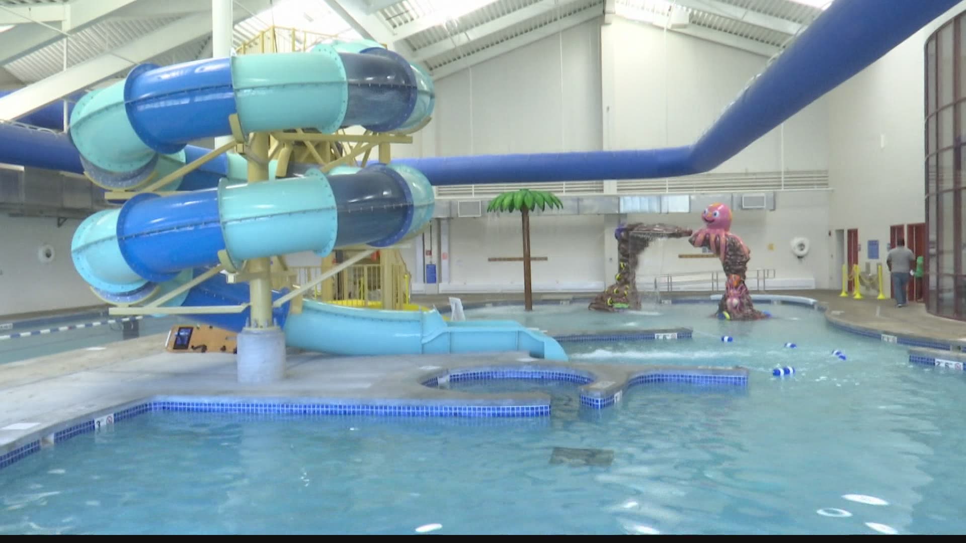 Indy Island Aquatic Center reopened its indoor water park after a major renovation.